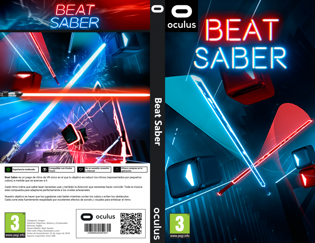 Portada Beat Saber VR - Oculus