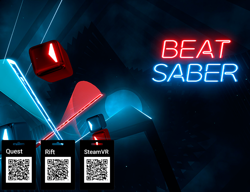 Interior portada Beat Saber VR - Oculus