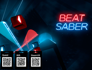 Interior portada Beat Saber VR - Oculus