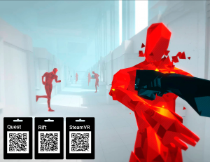 Interior portada Super Hot VR - Oculus